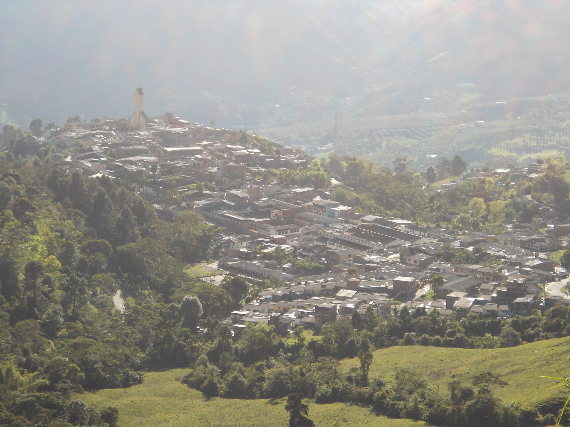 Guática vista desde la vía Anserma – Riosucio